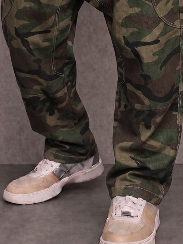 Casual Streetwear 100% Cotton Drop Crotch Pants - PAT1