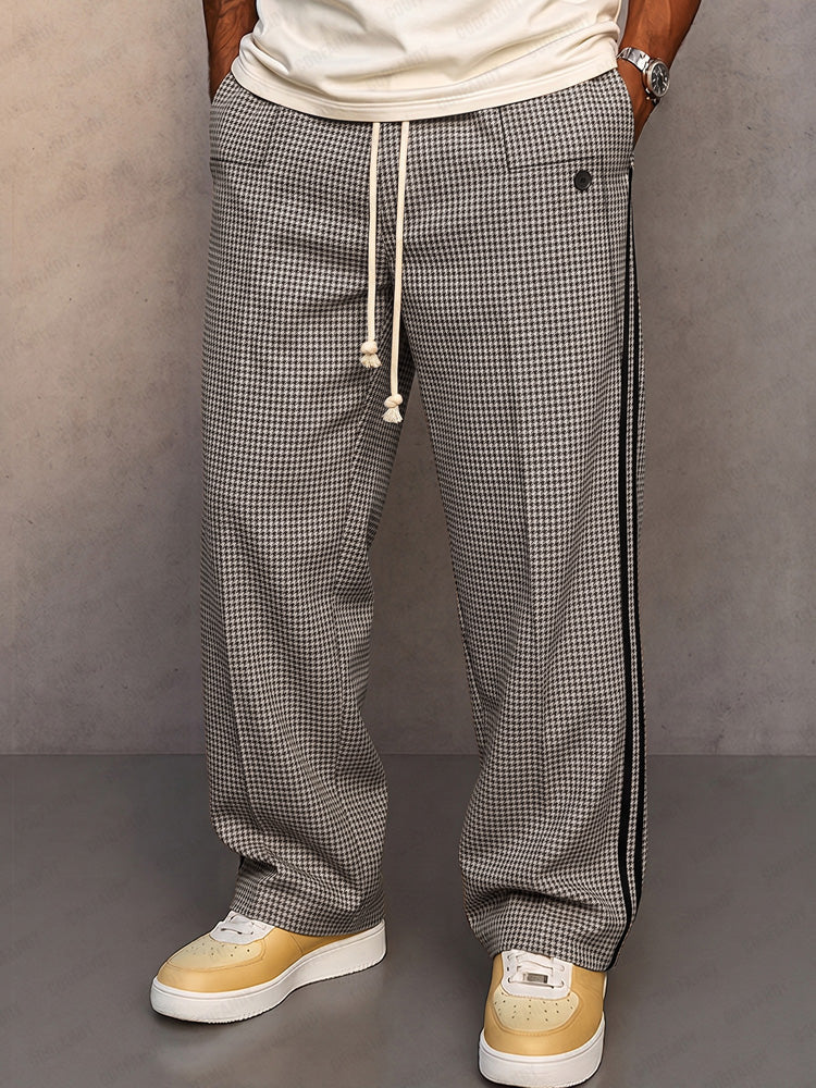 Fashion Printed Street Style Drawstring Pants - PAT2