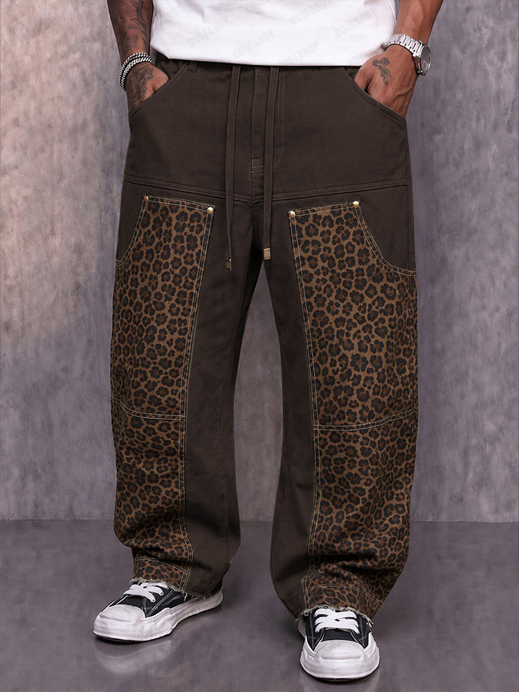 Casual Patchwork Design 100% Cotton Pants - PAT2