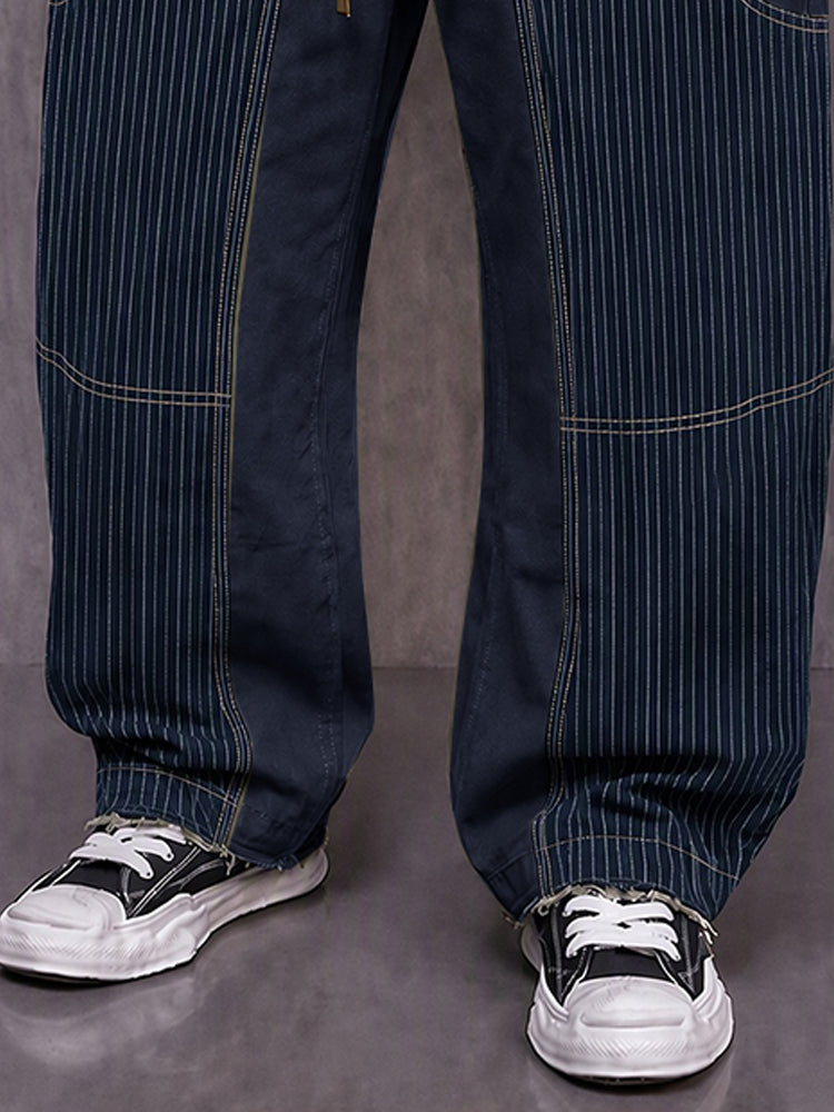 Casual Patchwork Design 100% Cotton Pants - PAT3