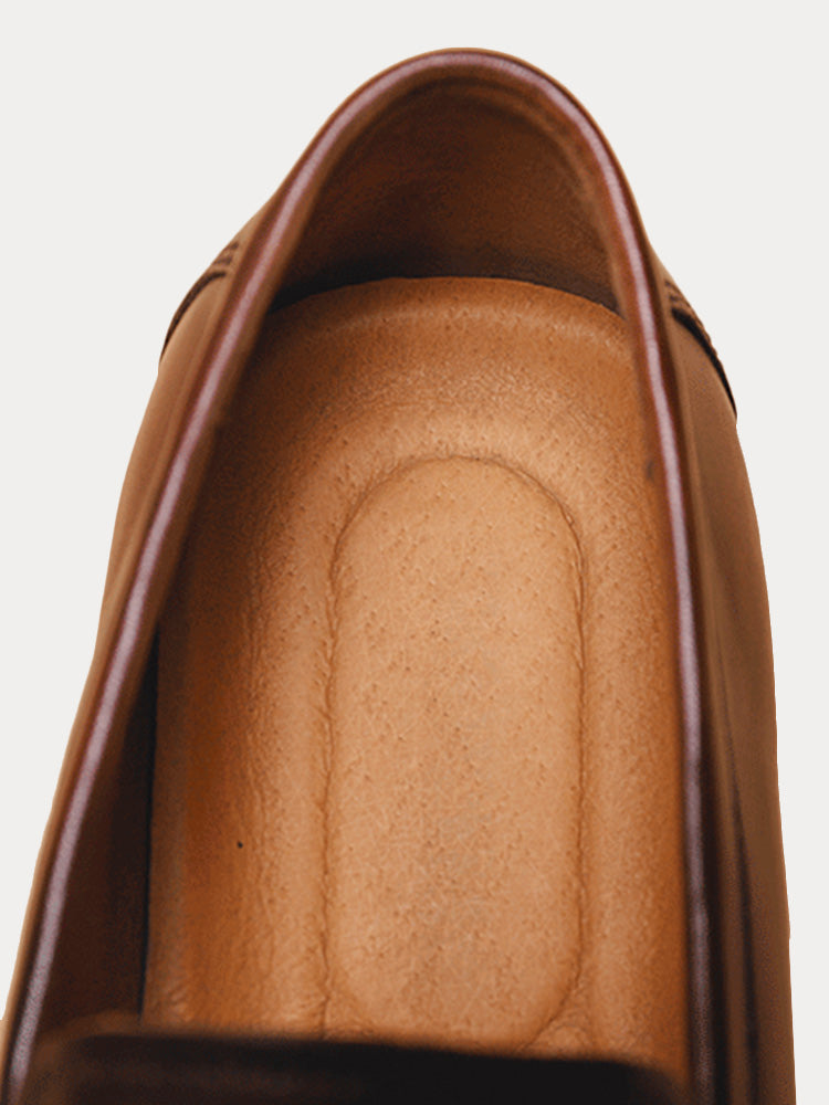 Classic Leather Penny Loafers - Dark Brown