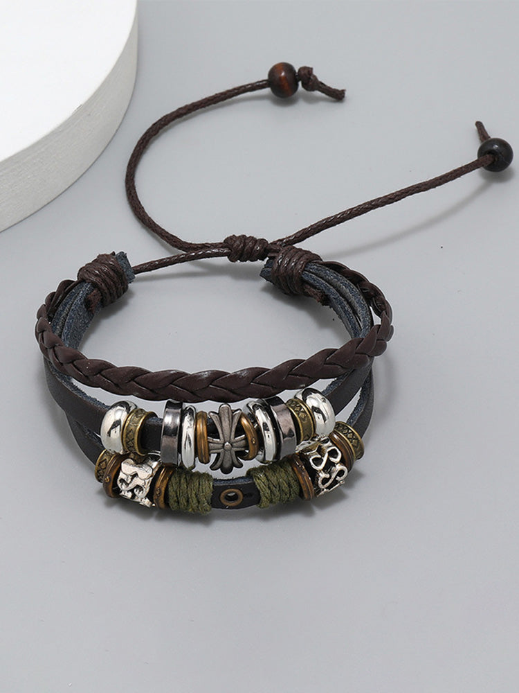 Retro Multilayer Wrap Leather Bracelets - PAT2