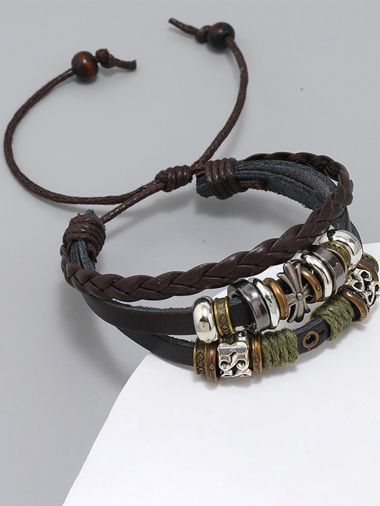 Retro Multilayer Wrap Leather Bracelets - PAT2
