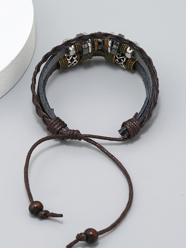 Retro Multilayer Wrap Leather Bracelets - PAT2