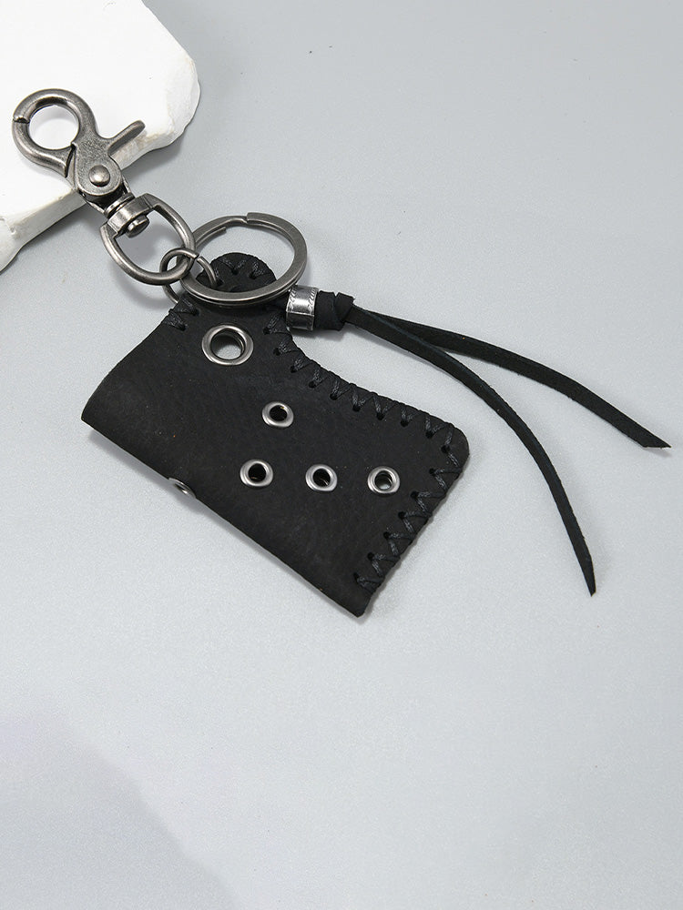 Retro Design Lighter Leather Case Keychain - PAT1