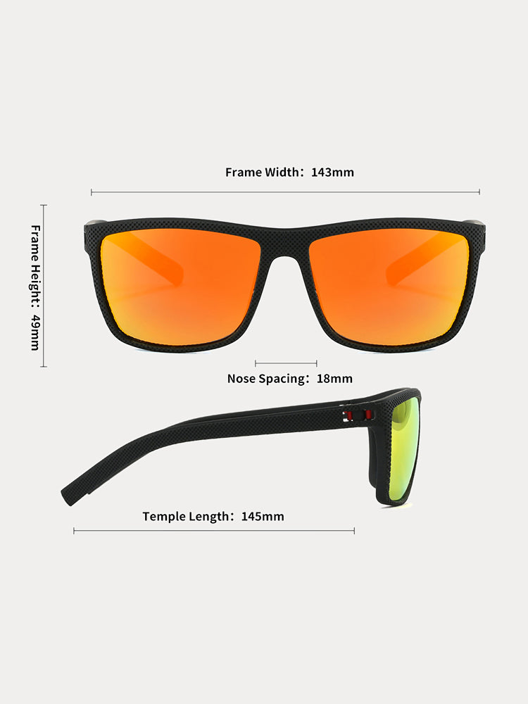 Square Frame Polarized Sunglasses - PAT5