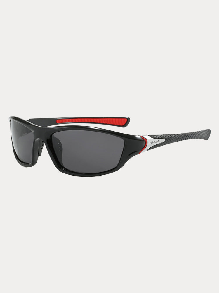 Rectangle Shade Outdoor Cycling Polarized Sunglasses - PAT1