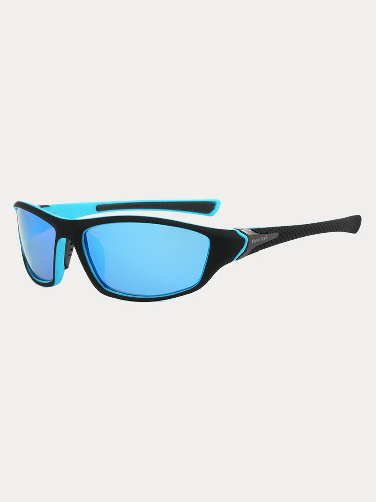 Rectangle Shade Outdoor Cycling Polarized Sunglasses - PAT11