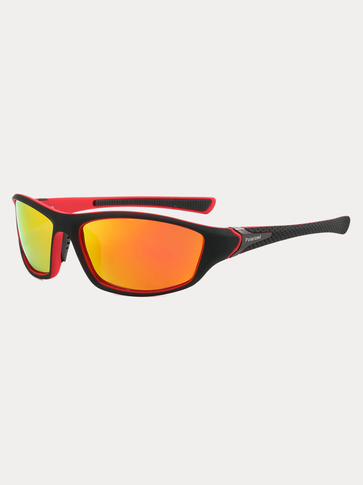 Rectangle Shade Outdoor Cycling Polarized Sunglasses - PAT13