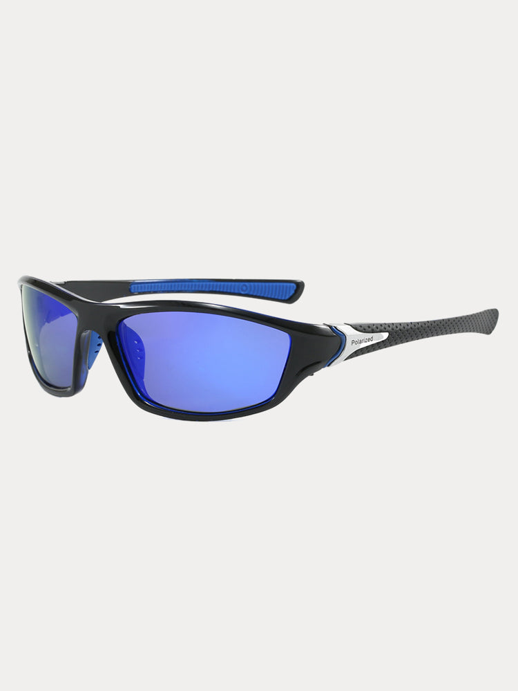 Rectangle Shade Outdoor Cycling Polarized Sunglasses - PAT14