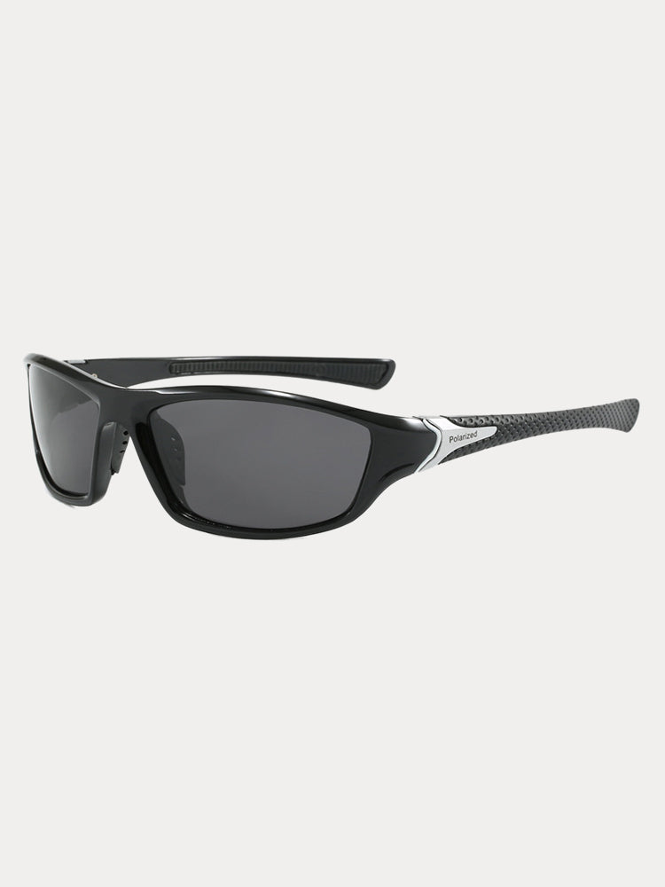 Rectangle Shade Outdoor Cycling Polarized Sunglasses - PAT2