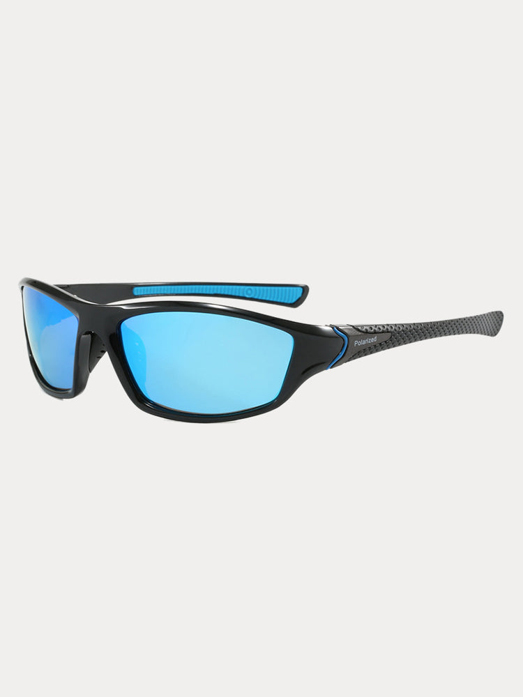 Rectangle Shade Outdoor Cycling Polarized Sunglasses - PAT3