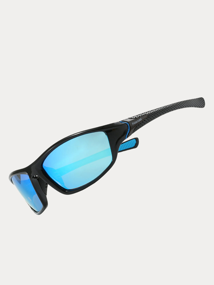 Rectangle Shade Outdoor Cycling Polarized Sunglasses - PAT3