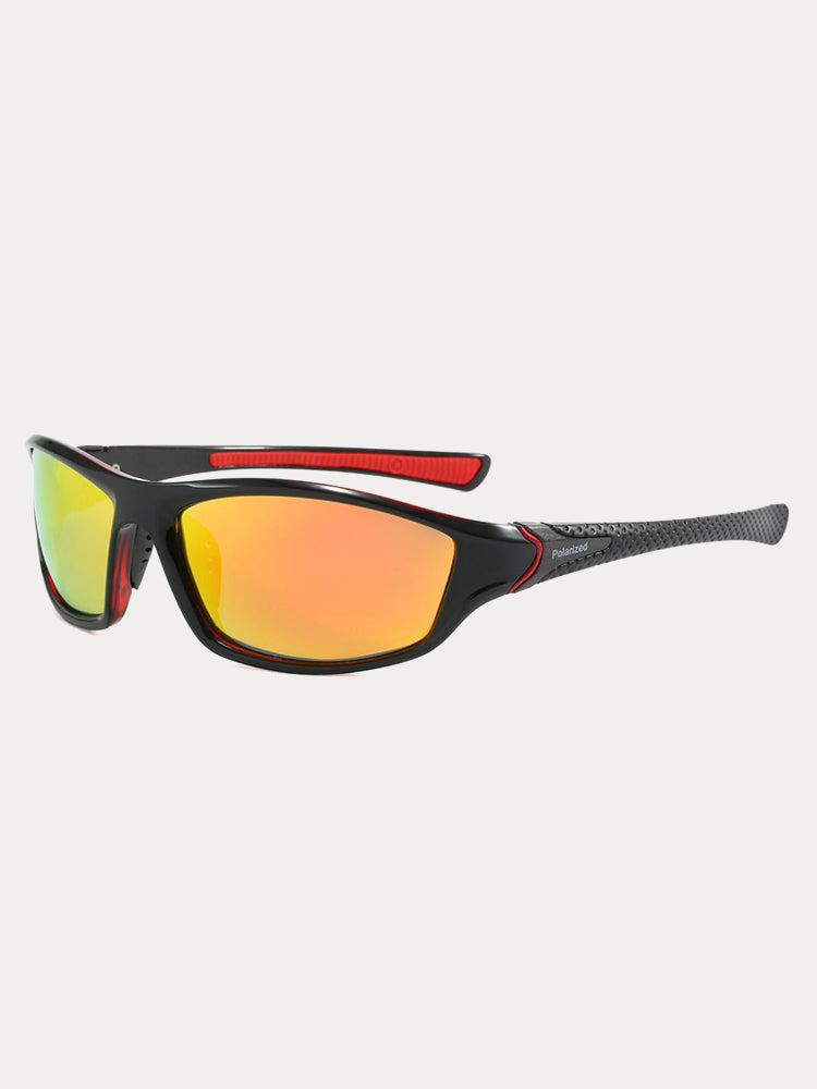 Rectangle Shade Outdoor Cycling Polarized Sunglasses - PAT4