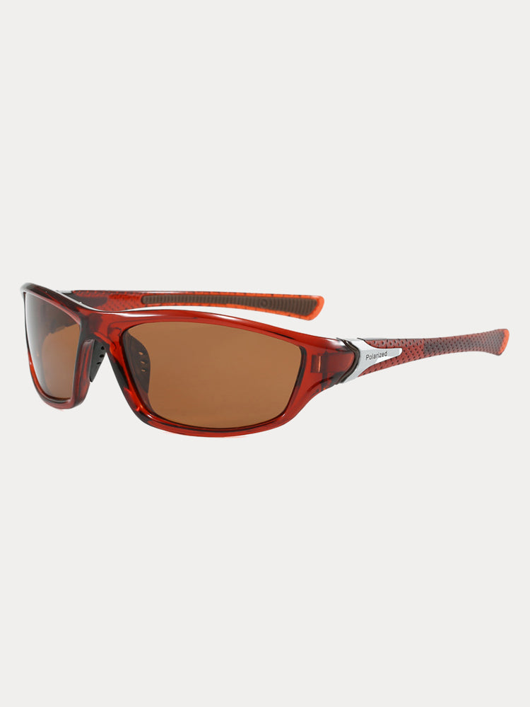 Rectangle Shade Outdoor Cycling Polarized Sunglasses - PAT5
