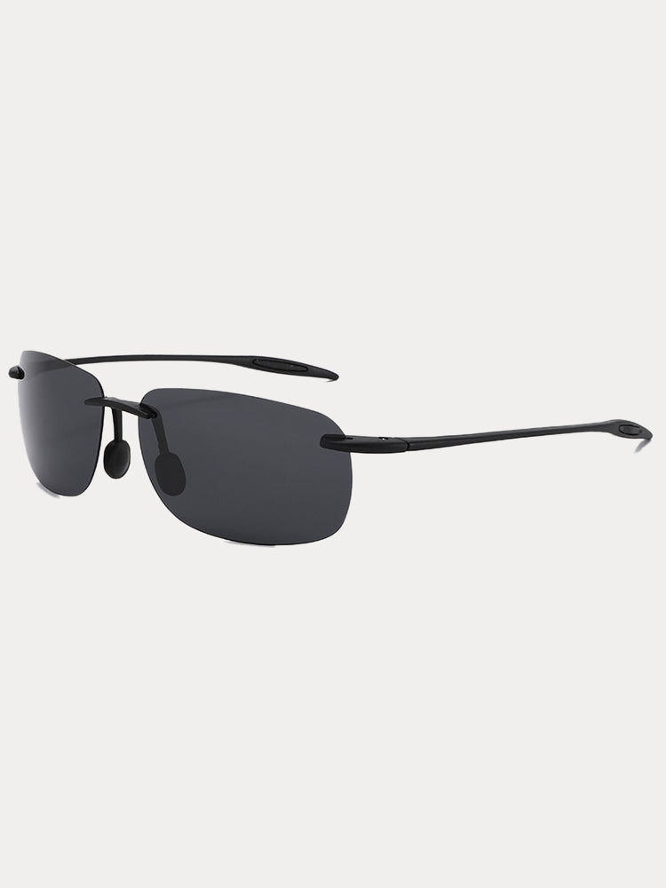 Vintage Rimless Rectangle Sunglasses - PAT1