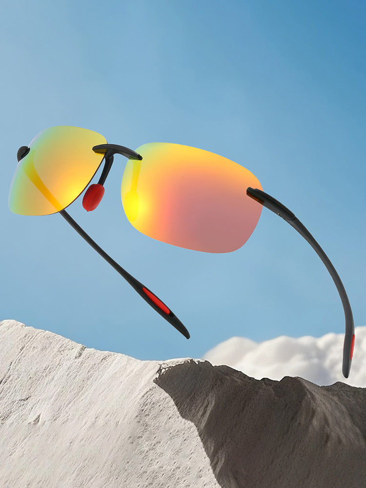 Unisex Rimless TR90 Polarized Sunglasses - PAT2