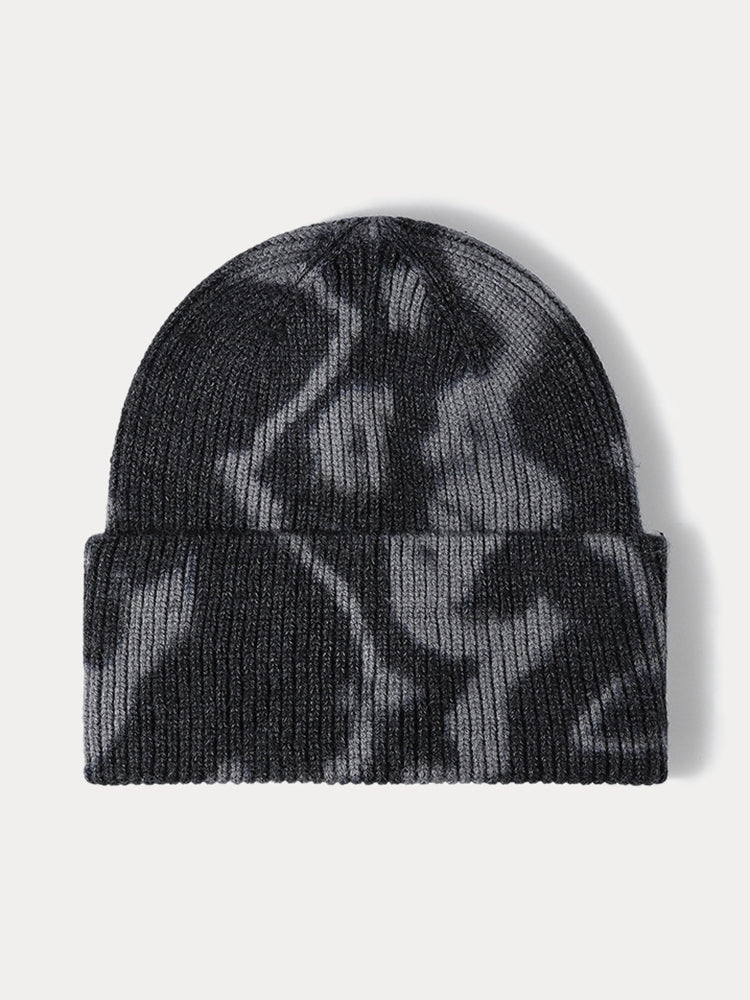 Street Style Tie-Dye Knit Beanie - PAT4
