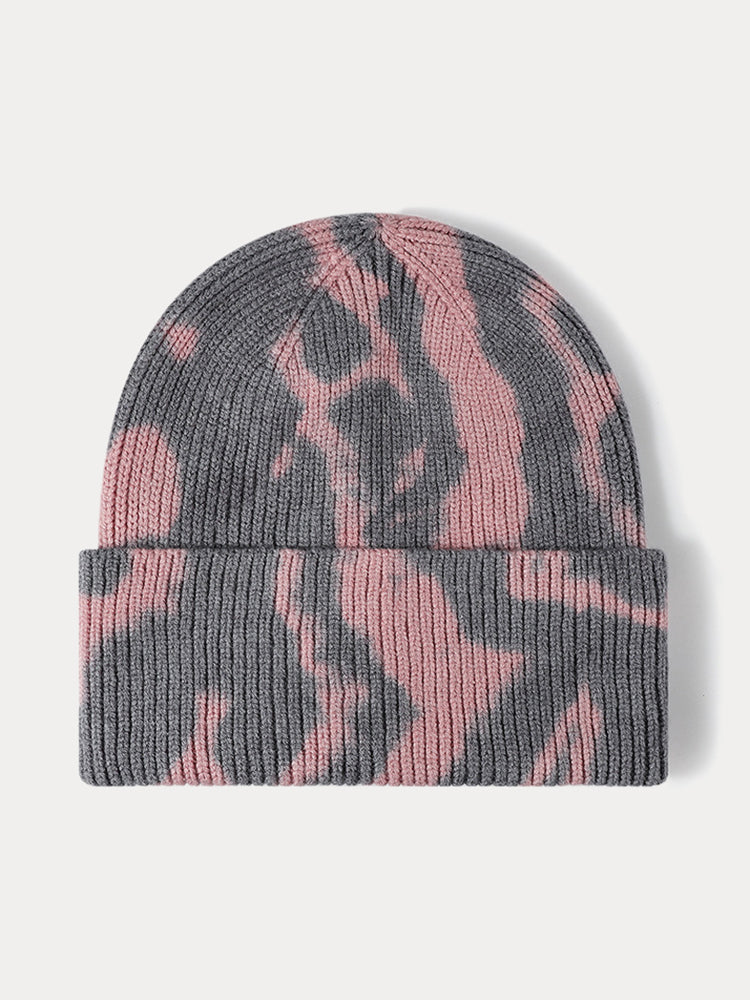 Street Style Tie-Dye Knit Beanie - PAT5
