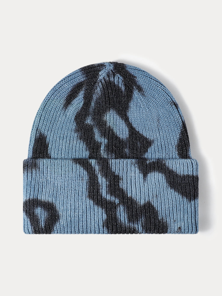 Street Style Tie-Dye Knit Beanie - PAT6