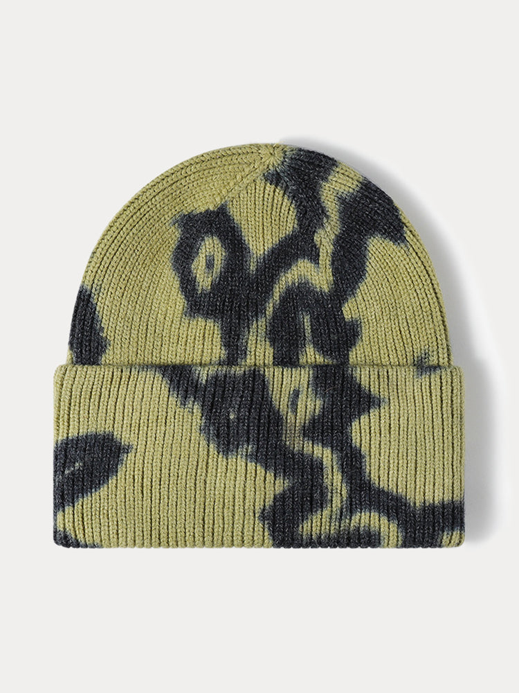 Street Style Tie-Dye Knit Beanie - PAT7