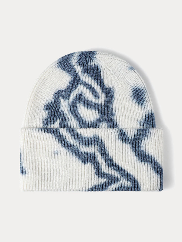 Street Style Tie-Dye Knit Beanie - PAT8