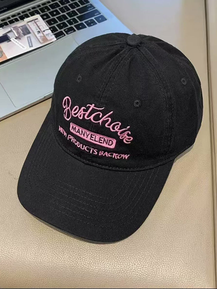 Casual Outings Wide Brim Baseball Cap - Black