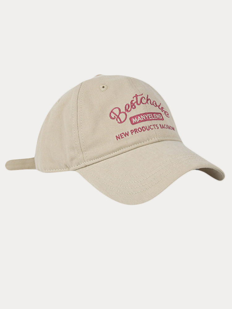 Casual Outings Wide Brim Baseball Cap - Beige