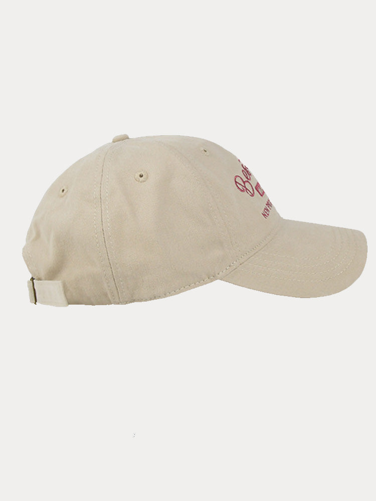 Casual Outings Wide Brim Baseball Cap - Beige