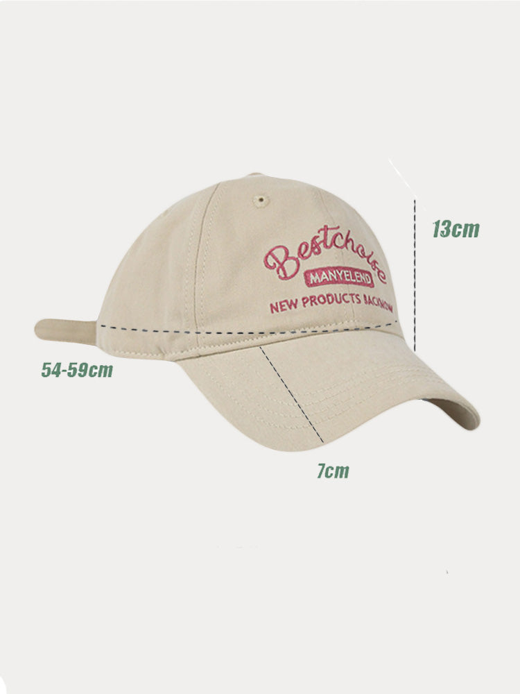 Casual Outings Wide Brim Baseball Cap - Beige