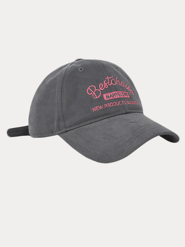 Casual Outings Wide Brim Baseball Cap - Gray