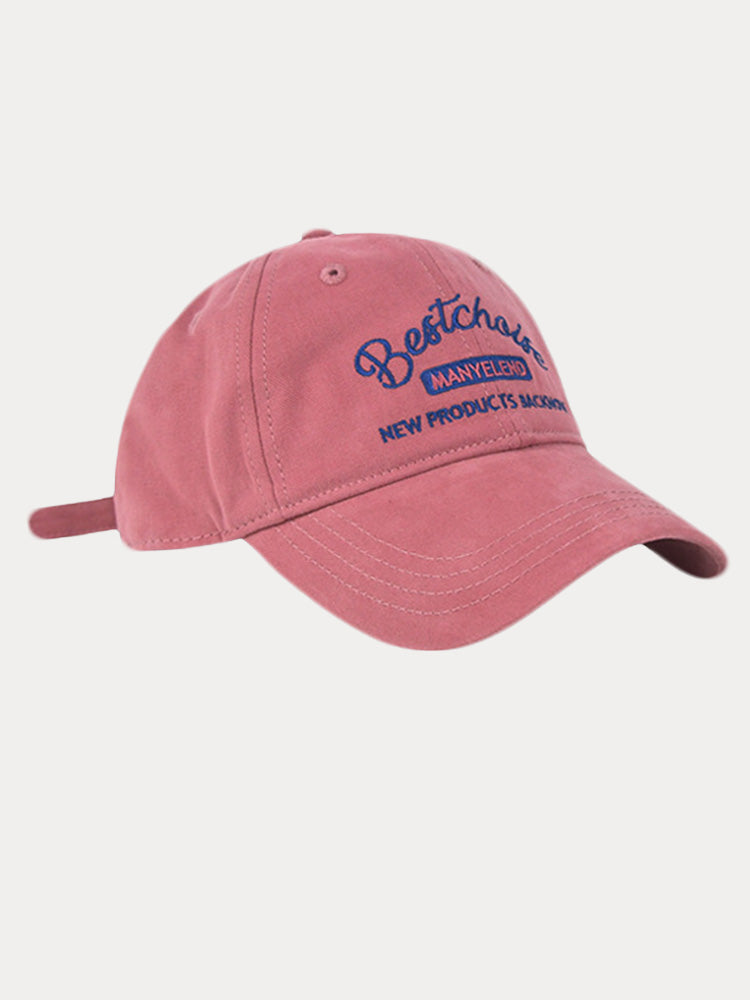 Casual Outings Wide Brim Baseball Cap - Pink