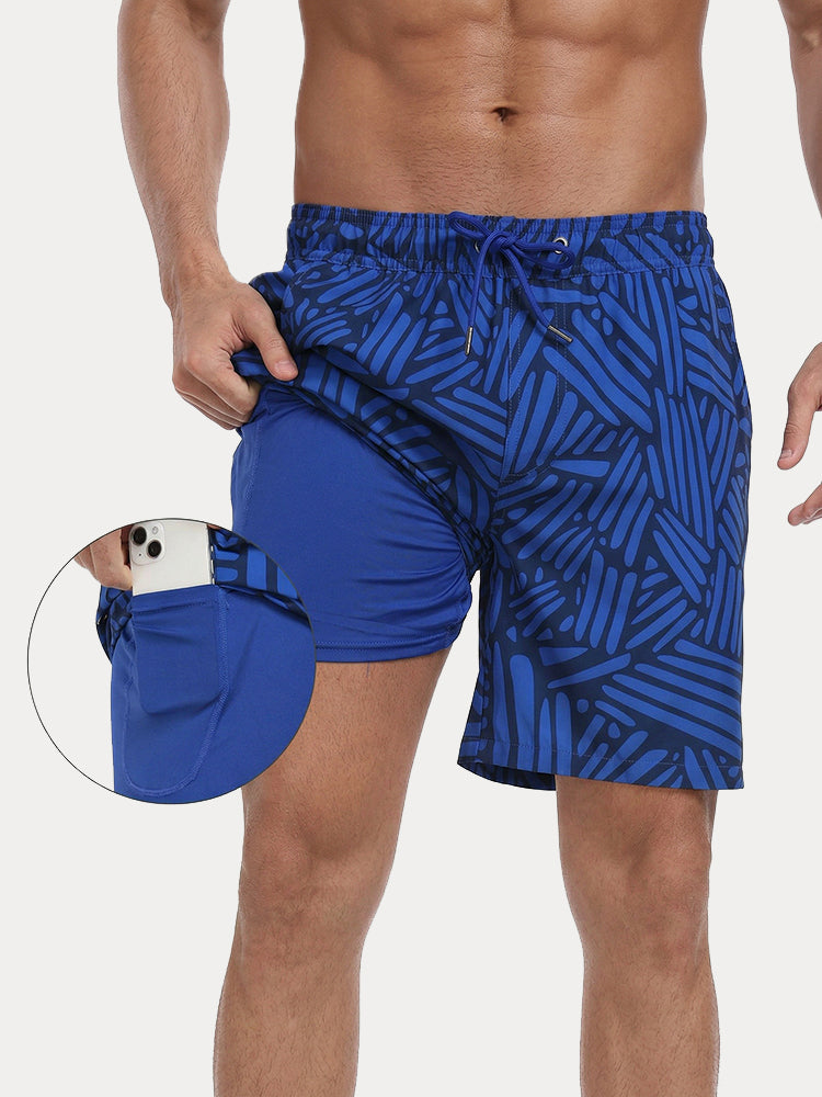 Vacation Ready Compression Lined Swim Trunks - PAT10