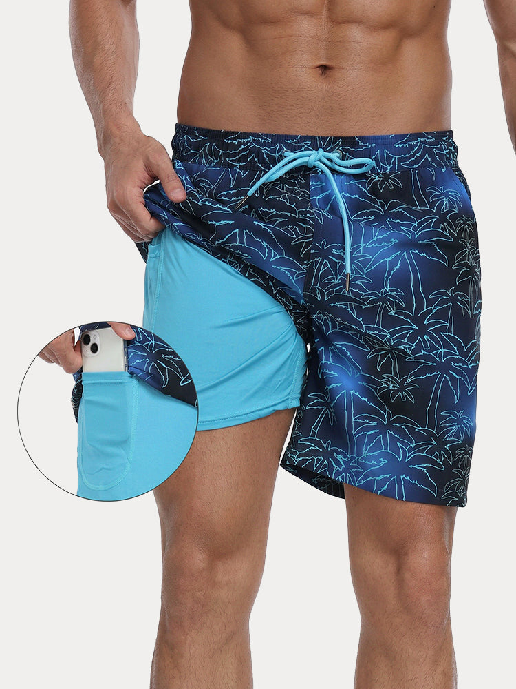 Vacation Ready Compression Lined Swim Trunks - PAT11