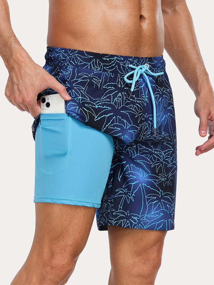 Vacation Ready Compression Lined Swim Trunks - PAT11