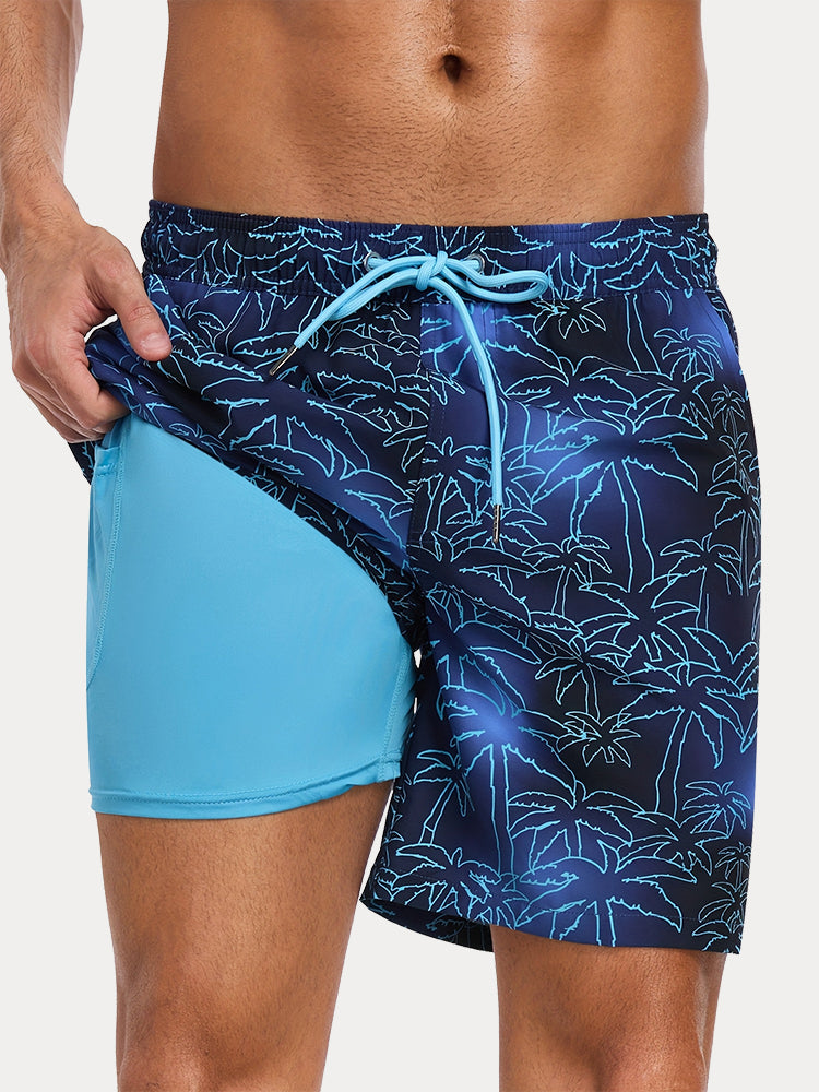 Vacation Ready Compression Lined Swim Trunks - PAT11