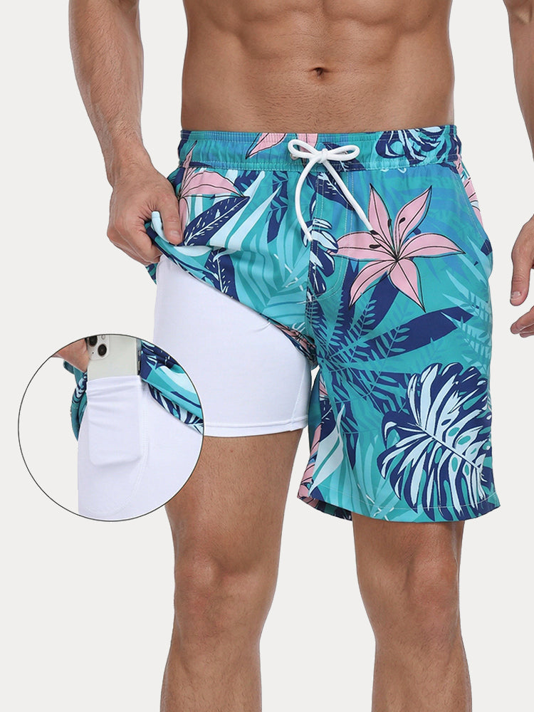 Vacation Ready Compression Lined Swim Trunks - PAT12