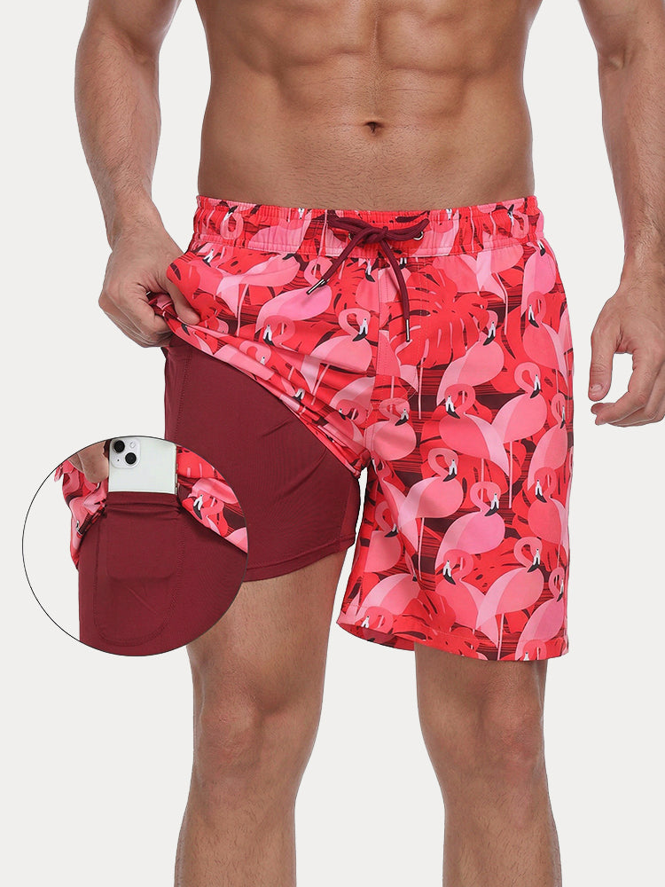 Vacation Ready Compression Lined Swim Trunks - PAT16