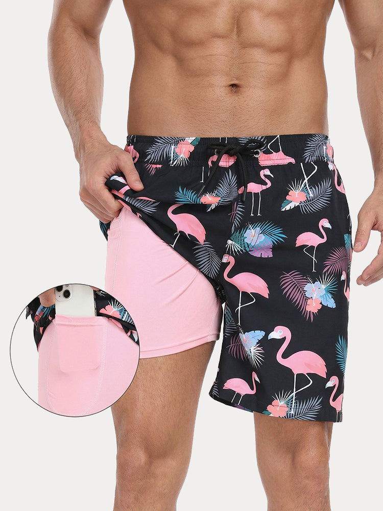 Vacation Ready Compression Lined Swim Trunks - PAT18