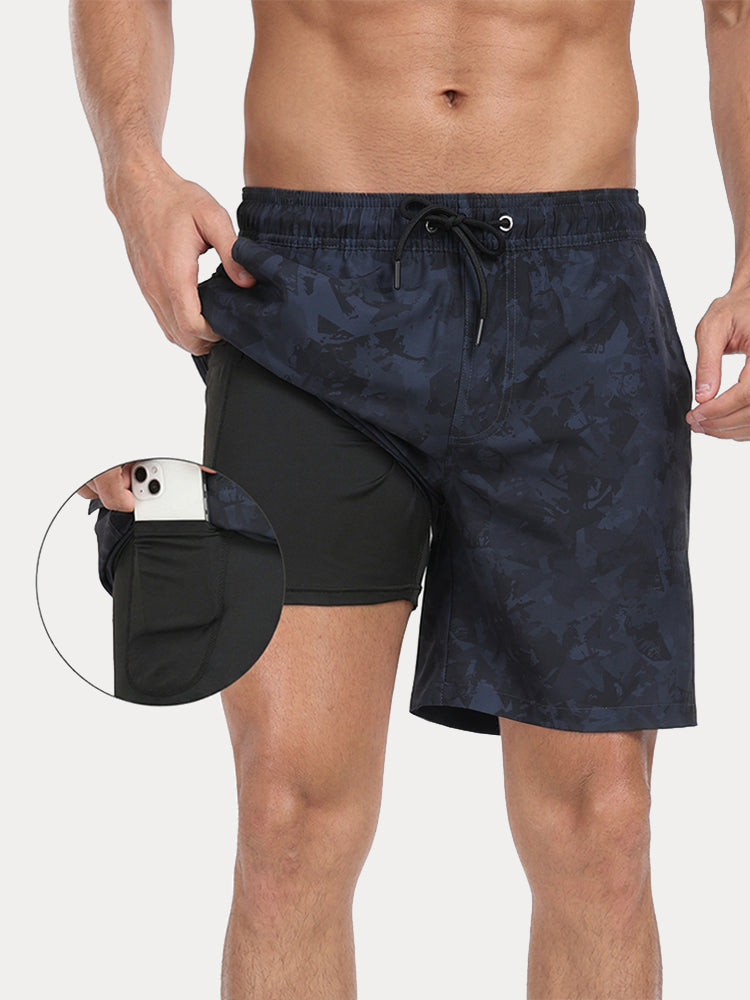 Vacation Ready Compression Lined Swim Trunks - PAT19