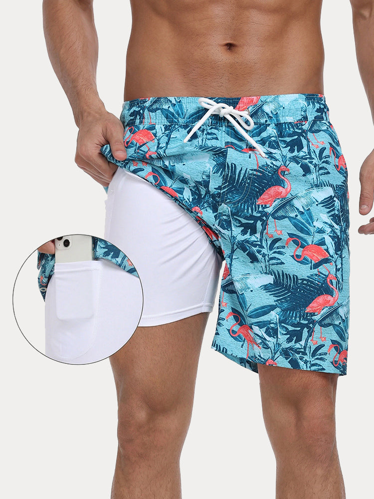 Vacation Ready Compression Lined Swim Trunks - PAT20