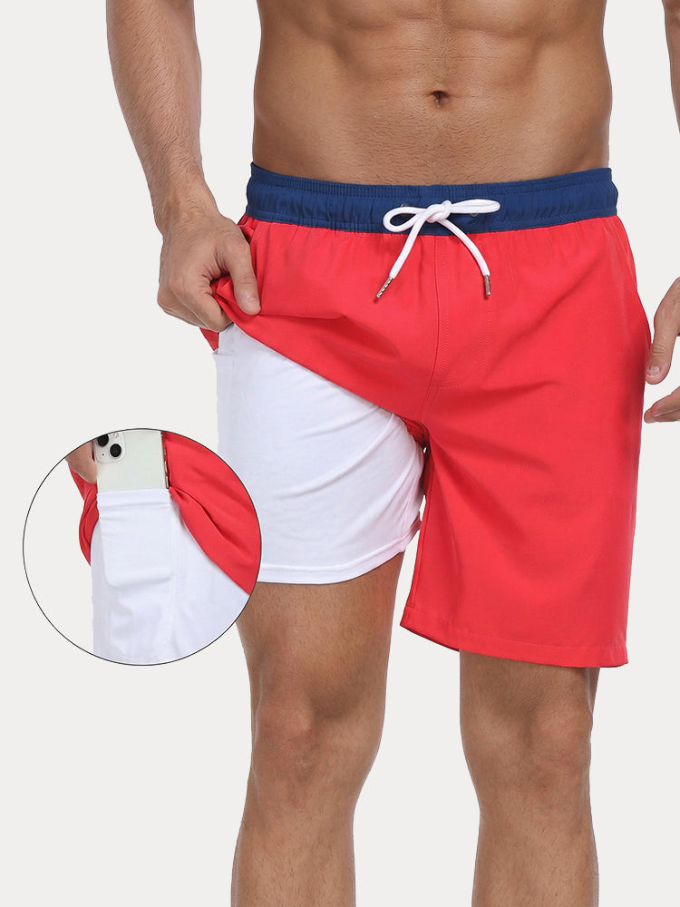 Vacation Ready Compression Lined Swim Trunks - PAT24