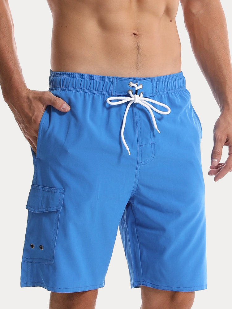 Versatile Breathable Hybrid Board Shorts - Blue