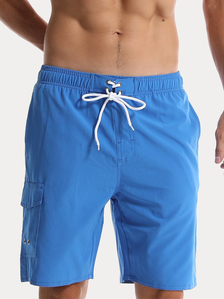 Versatile Breathable Hybrid Board Shorts - Blue