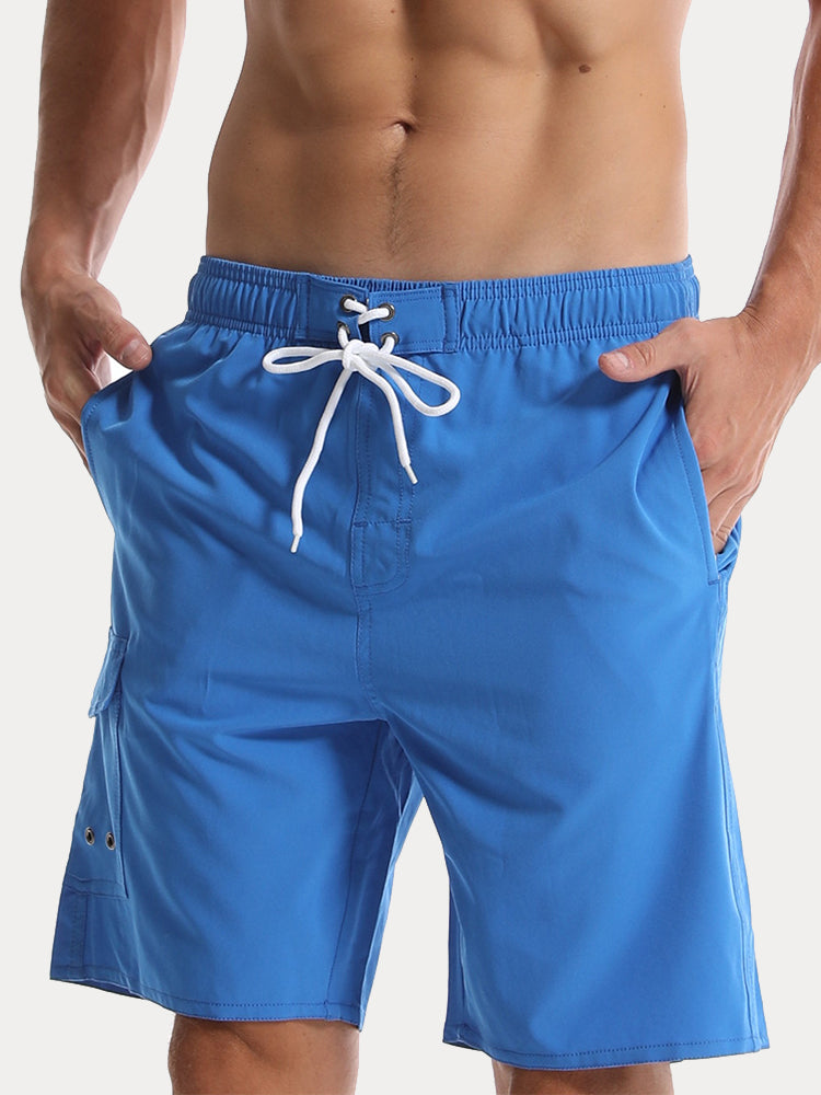Versatile Breathable Hybrid Board Shorts - Blue