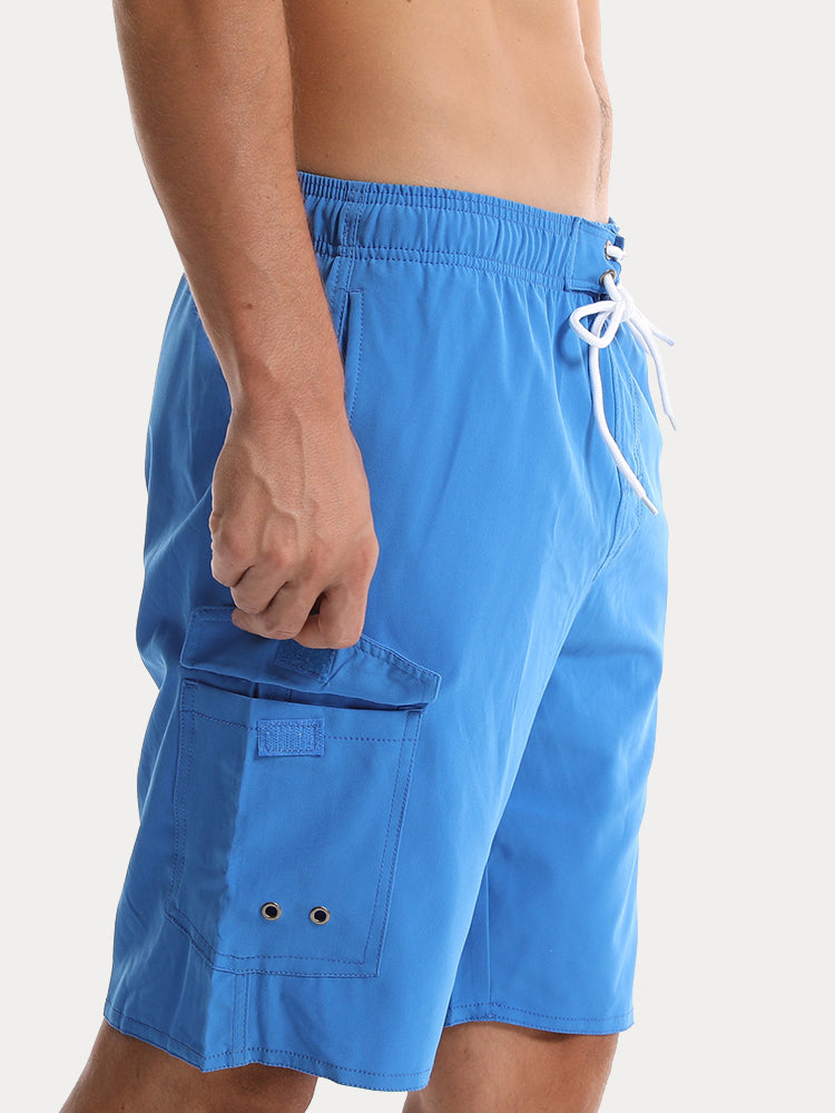 Versatile Breathable Hybrid Board Shorts - Blue