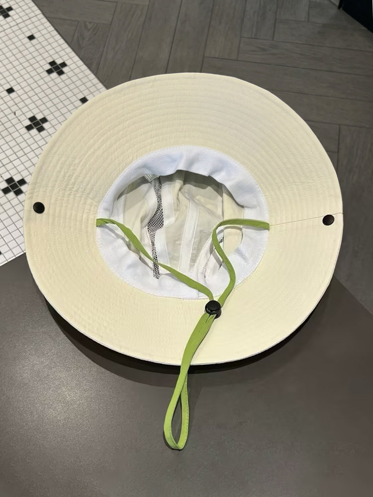 Foldable Quick-Drying Outdoor Sun Protection Hat - Green