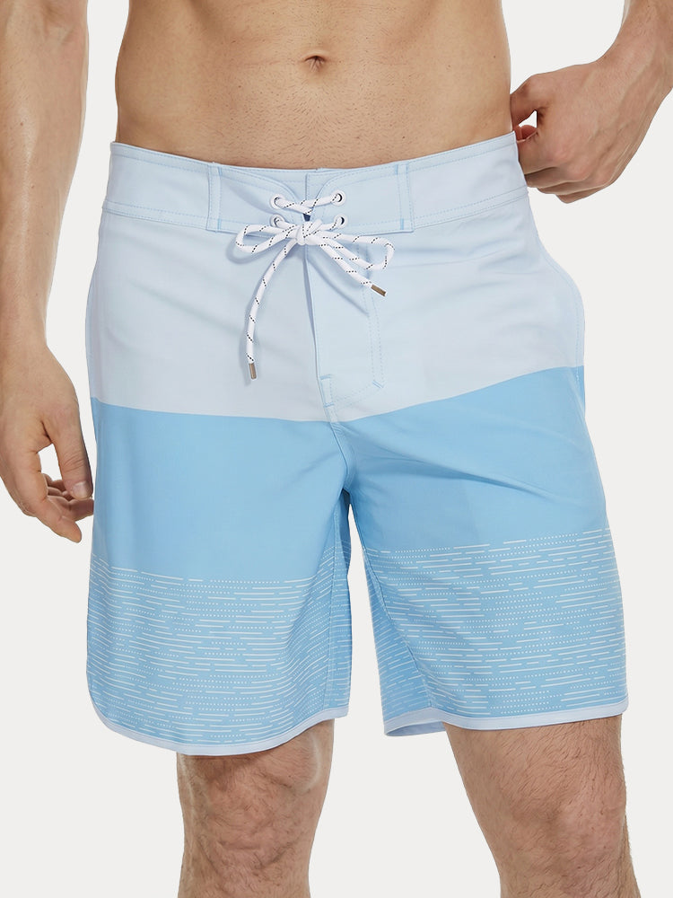 Men's Quick-Dry Multi-Pocket Printed Swim Trunks - PAT8