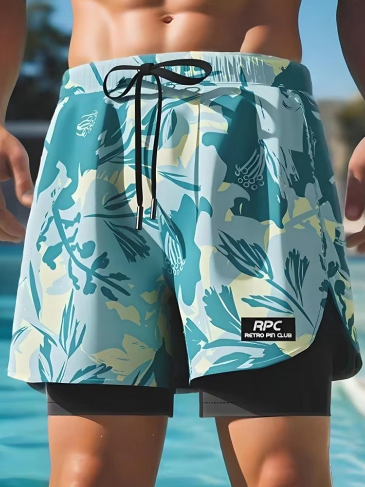 Men's Summer Printed Boardshorts - PAT1
