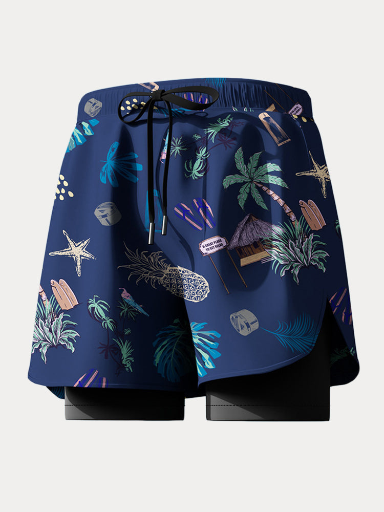 Men's Summer Printed Boardshorts - PAT21